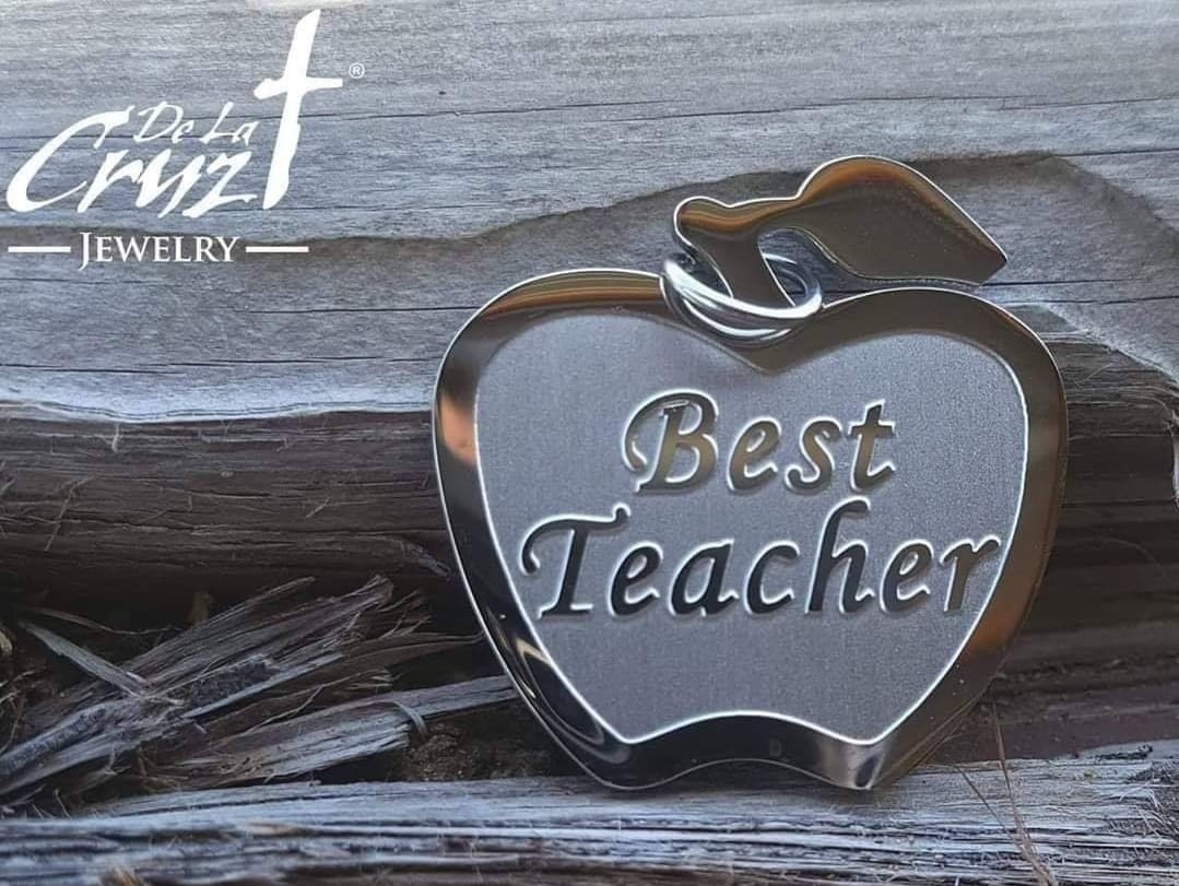 Stainless Steel Best Teacher Pendant