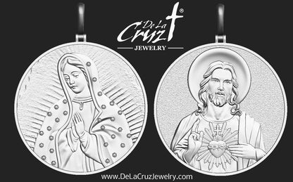 Jesus & Virgin Mary Pendant