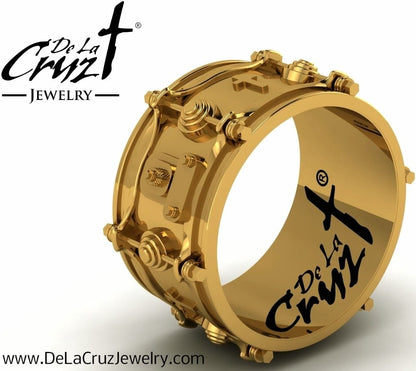 De La Cruz Signature Cross Drum Ring