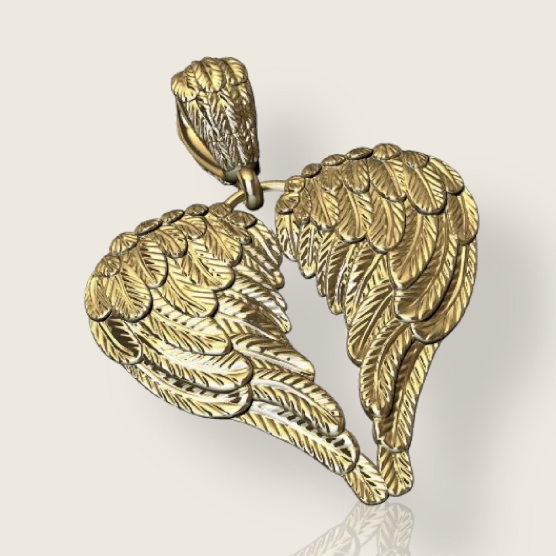 Angel Wing Pendant - De La Cruz Jewelry