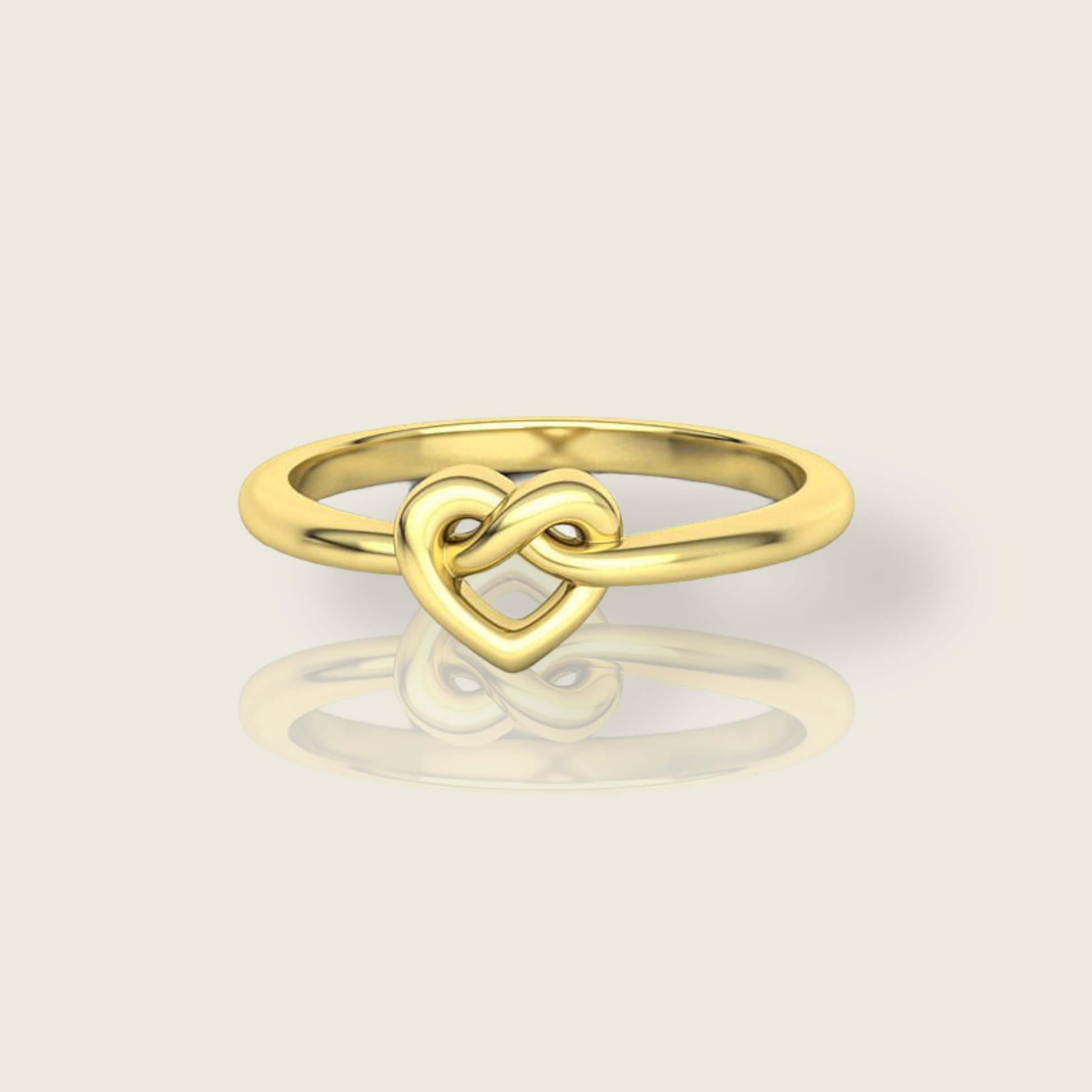 Heart Infinity Knot Ring - De La Cruz Jewelry