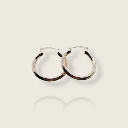 Hoop Sterling Silver Earrings - De La Cruz Jewelry