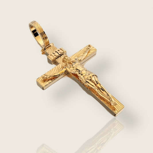 Jesus Crucifix Pendant - De La Cruz Jewelry