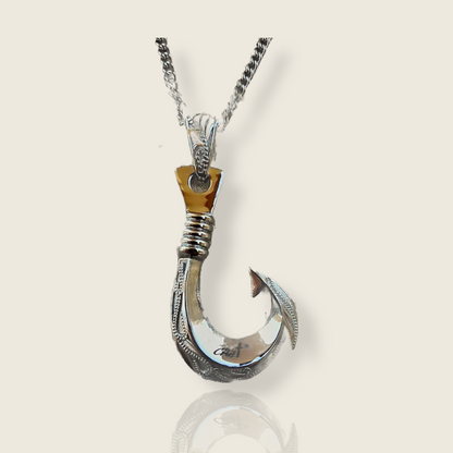 Tribal Hook Pendant - De La Cruz Jewelry