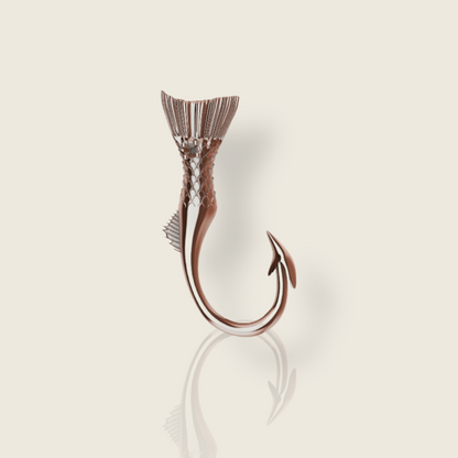 Redfish Hook Pendant - De La Cruz Jewelry