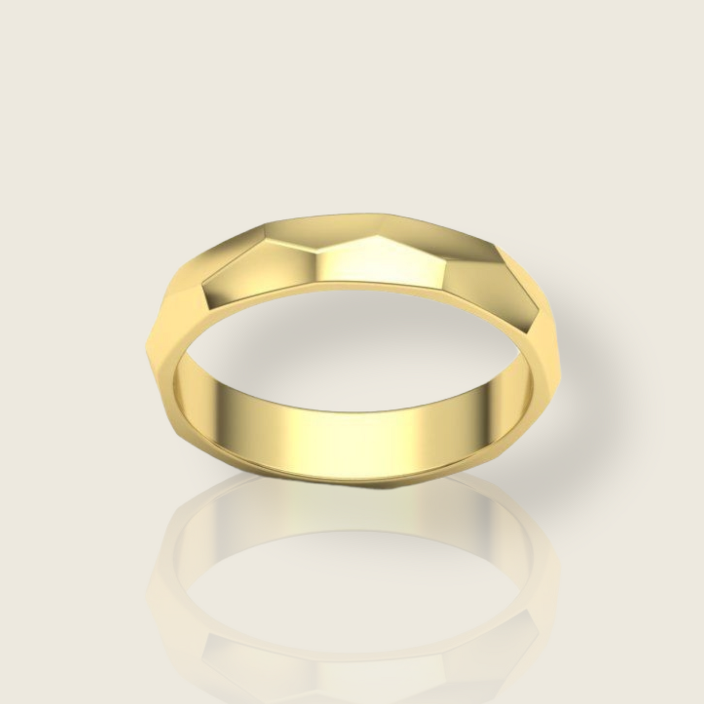 Hammered Band Ring - De La Cruz Jewelry