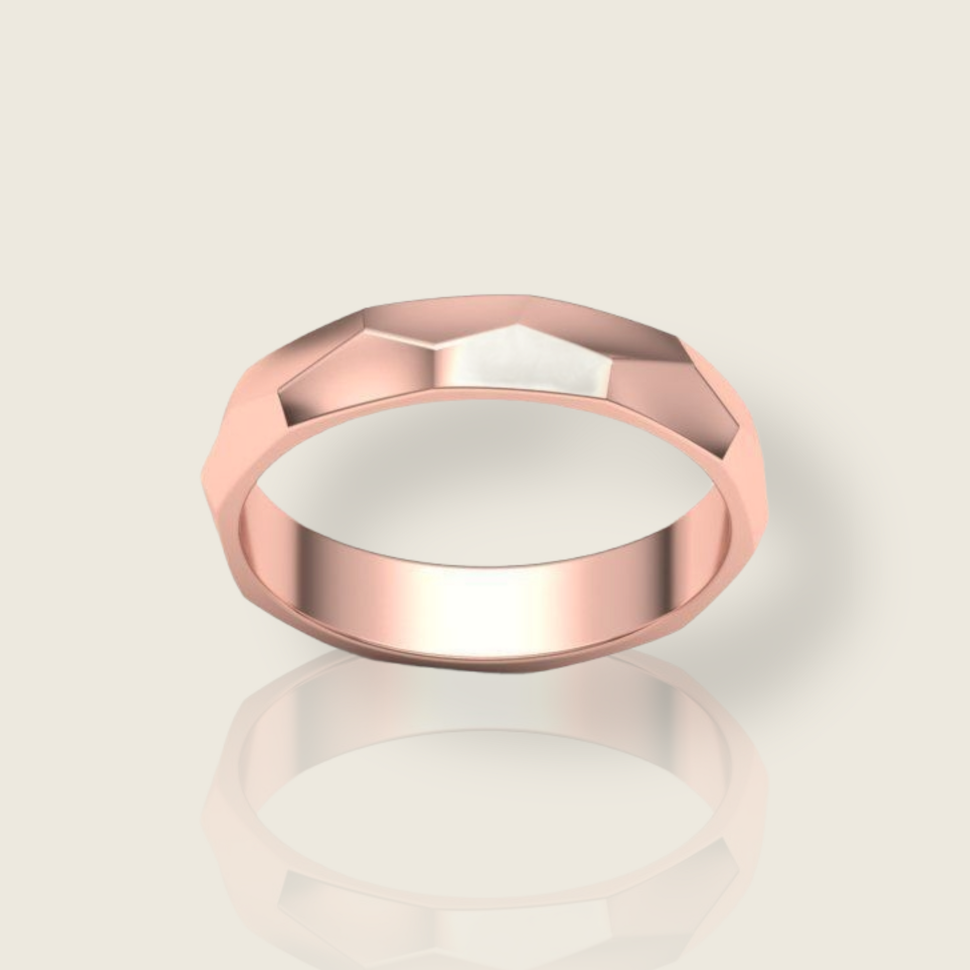 Hammered Band Ring - De La Cruz Jewelry