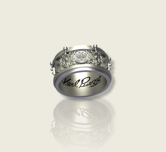 Cybertruck Signature Ring – De La Cruz Jewelry
