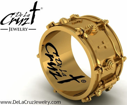 De La Cruz Signature Cross Drum Ring