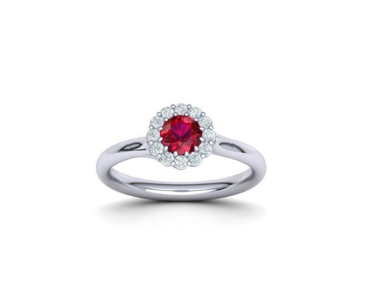 Ruby Engagement Ring - De La Cruz Jewelry
